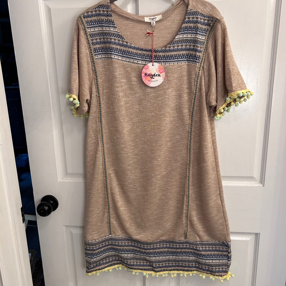Women's Hayden Los Angeles mini Dress, M, Beige